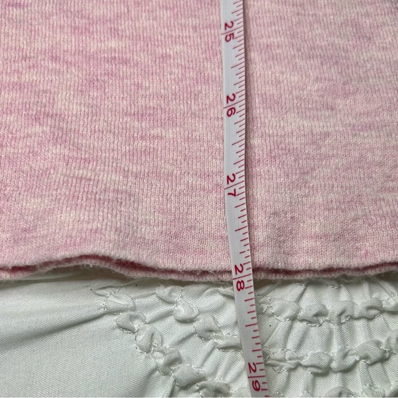 American Eagle Outfitters Y2K Pink & White Stripe V-Neck Long Sleeve Top Medium - Picture 10 of 14